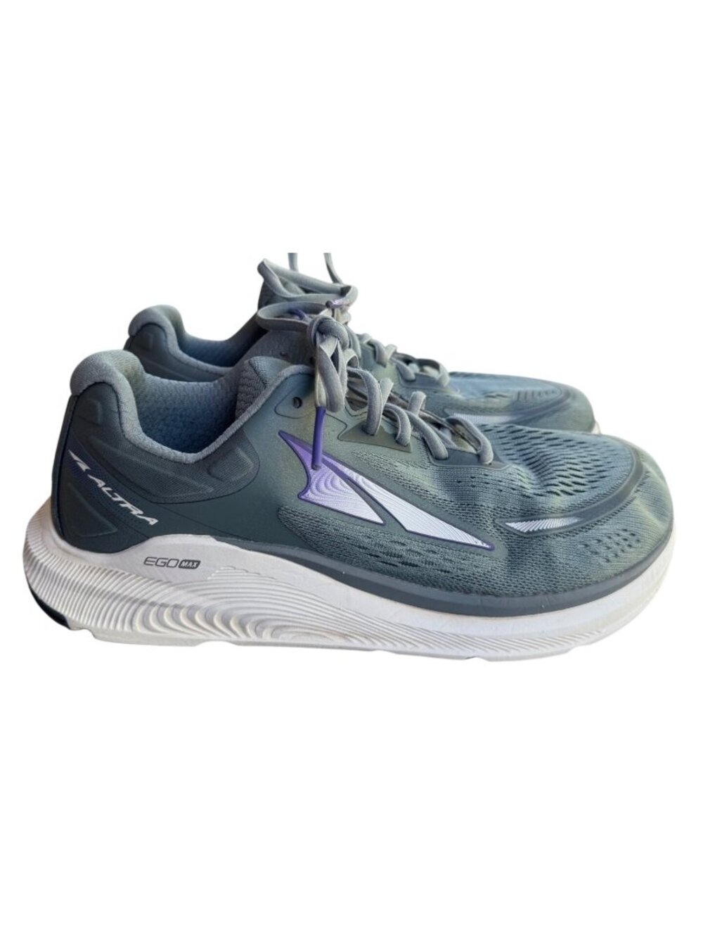Altra Ego Max Paradigm Women's Running Shoes Size 9.5 Gray/Purple 508703